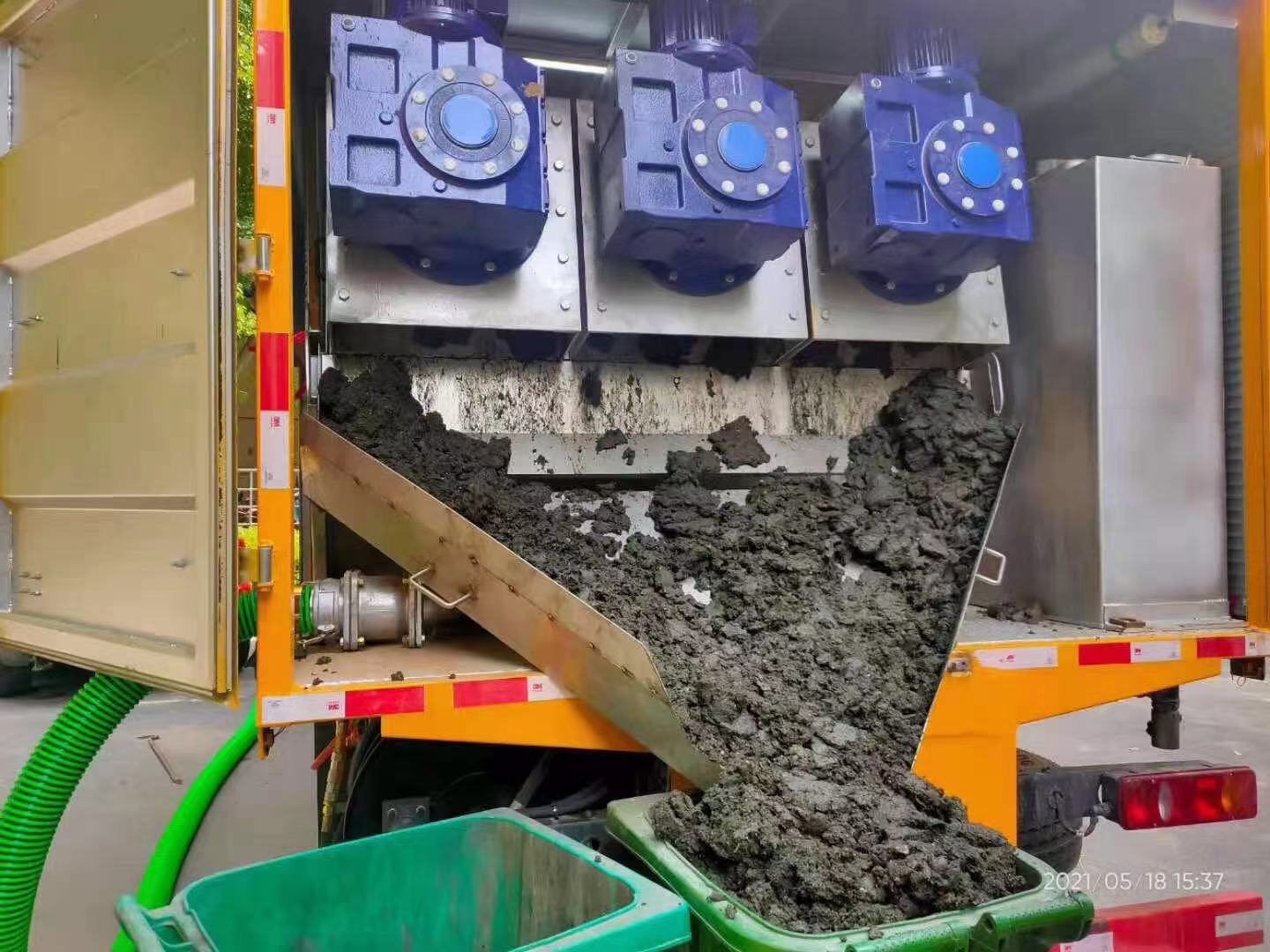 资溪化粪池清掏城市维护站-泥浆净化干湿分离处理